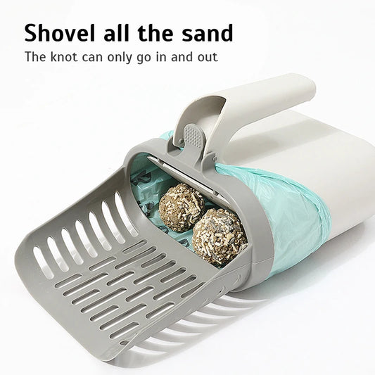 ScoopEase™ Widen Cat Litter Shovel