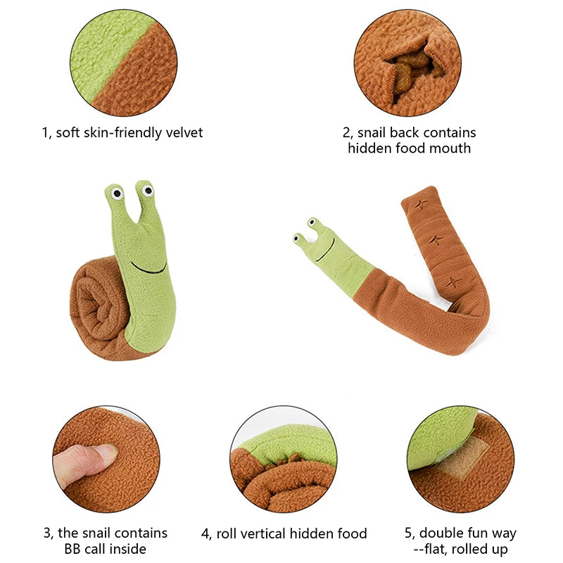 SnuffleSnail™ Interactive Sniffing Dog Toy