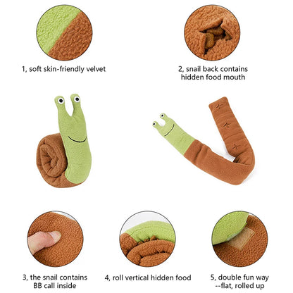 SnuffleSnail™ Interactive Sniffing Dog Toy