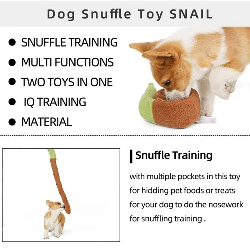 SnuffleSnail™ Interactive Sniffing Dog Toy