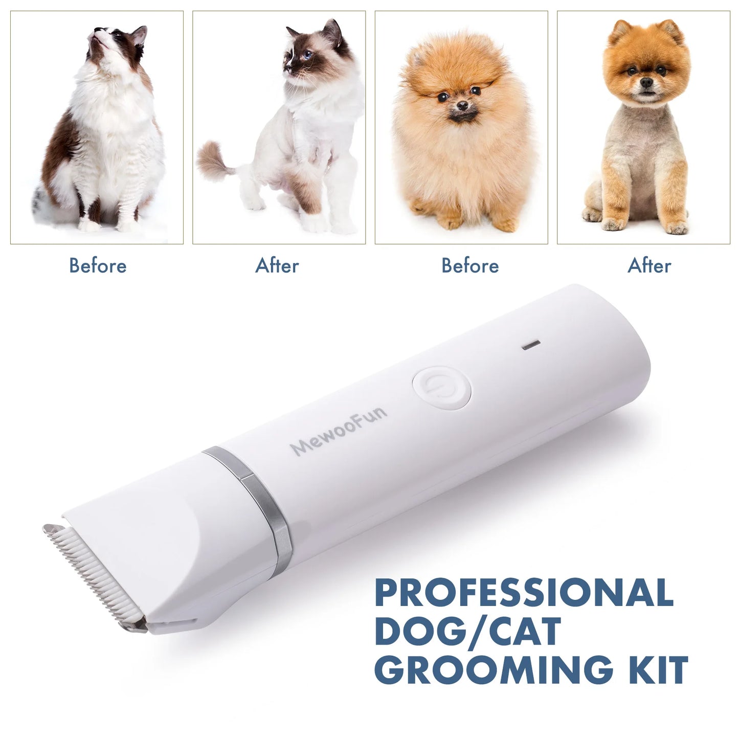 Mewoofun™ 4 in 1 Pet Electric Hair Trimmer